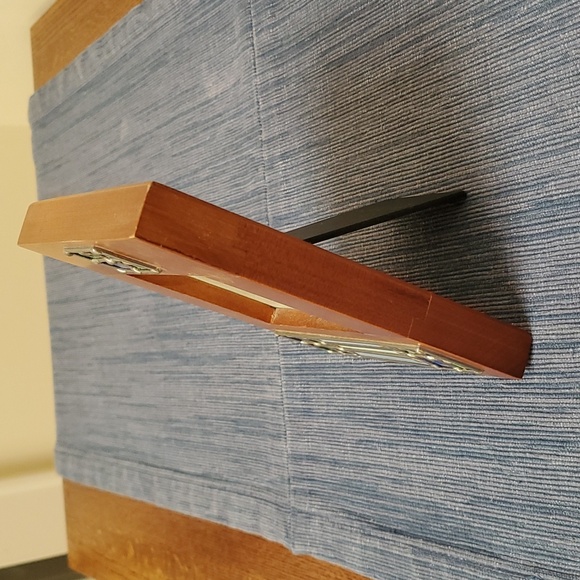 MALDEN INTL Handmade Wood & Art Glass Frame - Picture 3 of 6